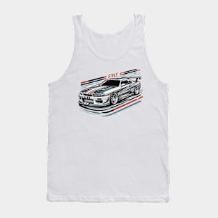 Sport Car Turbo Style Tank Top